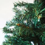 Albero di Natale 210 cm Verde 1078 Rami Apertura Rami Singoli 210h cm, Ignifugo Ritardante di Fiamma - Riccardo