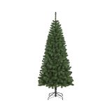 Albero di Natale 210 cm Verde 728 Rami Apertura a Ombrello 210h cm, Ignifugo Ritardante di Fiamma - Comet