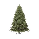 Albero di Natale 240 cm Verde 2388 Rami Apertura a Ombrello 240h cm, Ignifugo Ritardante di Fiamma - Jingle Bell