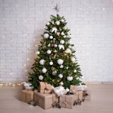 Albero di Natale 270 cm Verde 1944 Rami Apertura Rami Singoli 270h cm, Ignifugo Ritardante di Fiamma - Camden
