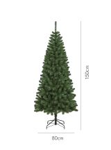 Albero di Natale Comet in PVC verde, h150 cm