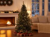 Albero di Natale Verde 91 Rami Apertura Rami Singoli 250h cm, Ignifugo Ritardante di Fiamma Made in Italy - Tinsel