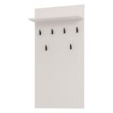 Appendiabiti Cashmere Nero set Fissaggio a Muro Incluso 6 Ganci 115h cm, Installazione a Muro - Gonars