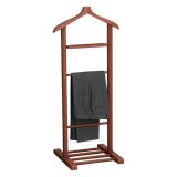 Appendiabiti Marrone Noce Installazione a Terra Sfumatura Colore Struttura Noce 120h cm, - Oulux
