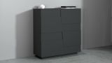 Armadio antracite multiuso 120x126h cm - Aulla