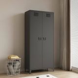 Armadio ardesia ante battenti 80x180h cm - Pezzaze