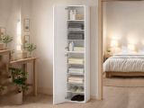 Armadio bianco 1 anta 45x190h cm - Bassiano