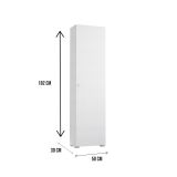 Armadio bianco 1 anta 50x182h cm - Abuela