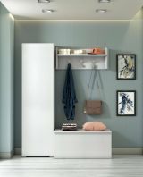 Armadio bianco 1 anta 50x182h cm - Abuela