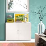 Armadio bianco 2 ante 90x66h cm - Serafinito