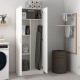 Armadio bianco 2 ante portascope 73x180h cm - Abadubidu