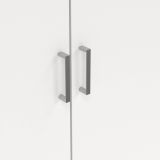 Armadio bianco 2 ante portascope 73x180h cm - Abadubidu