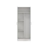Armadio bianco 2 ante portascope 73x180h cm - Abadubidu