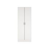 Armadio bianco 2 ante portascope 73x180h cm - Abadubidu