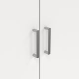 Armadio bianco 3 ante salvaspazio 109x180h cm - Ranuncolo