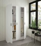 Armadio bianco 3 ante salvaspazio 109x180h cm - Ranuncolo