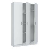 Armadio bianco 3 ante salvaspazio 109x180h cm - Ranuncolo