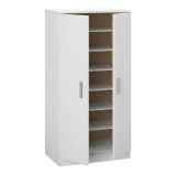 Armadio bianco ante battenti 55x108h cm - Akimera