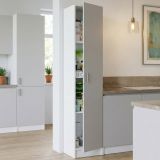 Armadio bianco bagno 37x180h cm - Alexander