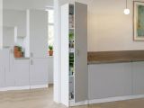 Armadio bianco bagno 37x180h cm - Alexander