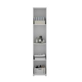 Armadio bianco bagno 39x190h cm - Arrow