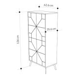 Armadio bianco colonna 62x136h cm - Bussola