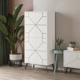 Armadio bianco colonna 62x136h cm - Bussola