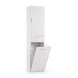 Armadio bianco con cassetto 45x195h cm - Aryanne