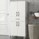 Armadio bianco con cassetto 59x140h cm - Iolana