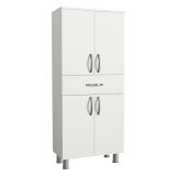 Armadio bianco con cassetto 59x140h cm - Iolana