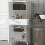 Armadio bianco con cassetto 59x140h cm - Iolana