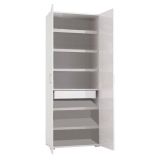 Armadio bianco con cassetto 72x195h cm - Angy