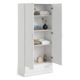 Armadio bianco con cassetto 79x170h cm - Amylya