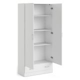 Armadio bianco con cassetto 79x170h cm - Amylya