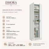 Armadio bianco lavanderia 59x180h cm - Altiplano