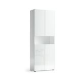 Armadio bianco lucido 4 ante 68x180h cm - Eridano