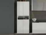 Armadio bianco lucido 4 ante 68x180h cm - Eridano