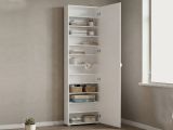 Armadio bianco lucido salvaspazio 60x200h cm - Ippolita