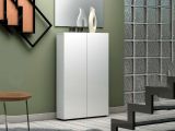 Armadio bianco lucido salvaspazio 70x115h cm - Unicorno