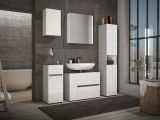 Armadio bianco lucido slim 34x81h cm - Sylvain