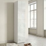 Armadio bianco lucido slim 40x180h cm - Aquili