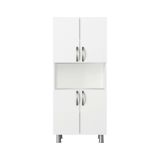 Armadio bianco multifunzione 59x140h cm - Tchoo