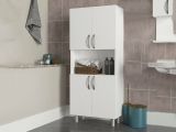Armadio bianco multifunzione 59x140h cm - Tchoo