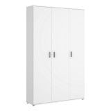 Armadio bianco multiuso 116x190h cm - Aniello