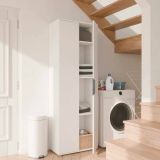 Armadio bianco opaco salvaspazio 60x180h cm - Bator
