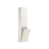 Armadio bianco portabiancheria 45x195h cm - Aro