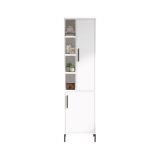 Armadio bianco salvaspazio 45x173h cm - Jongdari