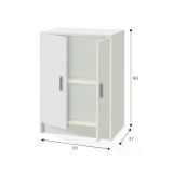 Armadio bianco salvaspazio 59x80h cm - Pan