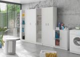 Armadio bianco salvaspazio 59x80h cm - Pan
