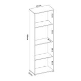 Armadio bianco salvaspazio 61x190h cm - Aixam